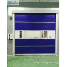 Alta velocidade PVC Clean Room Roller Shutter Porta